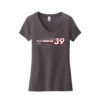 Ryan Sieg Team 39 Ladies V-Neck Tee--Size 2XL