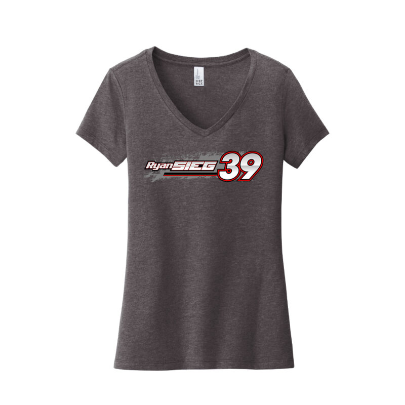 Ryan Sieg Team 39 Ladies V-Neck Tee--Size 2XL